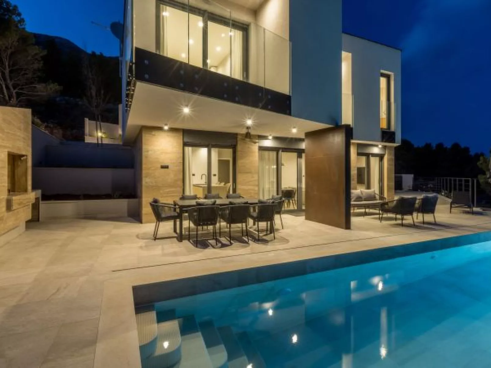 Beachfront villa Mare with seaview and pool - Dehors