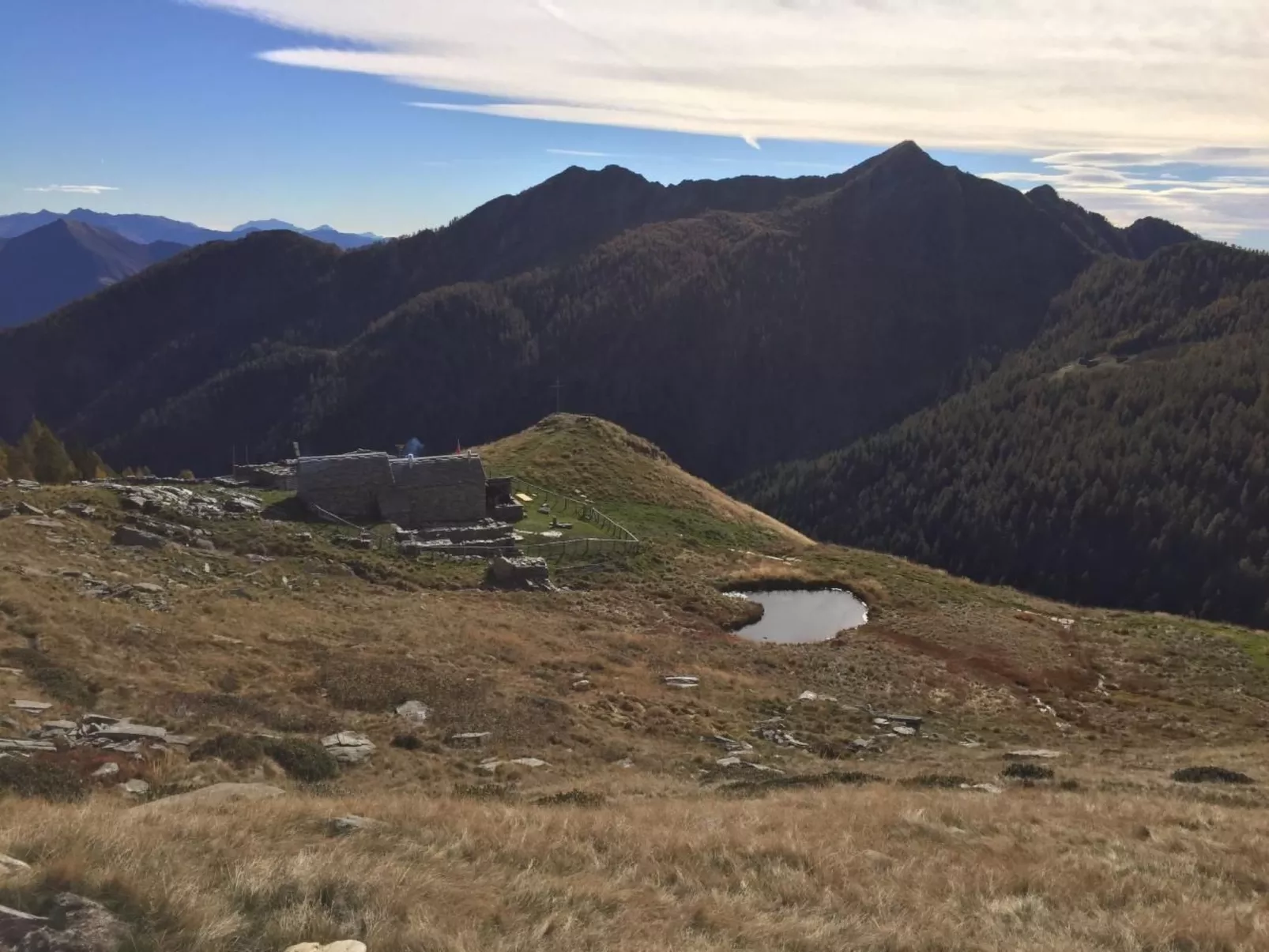 Rustico di vacanza nel nucleo di Moghegno - Draußen