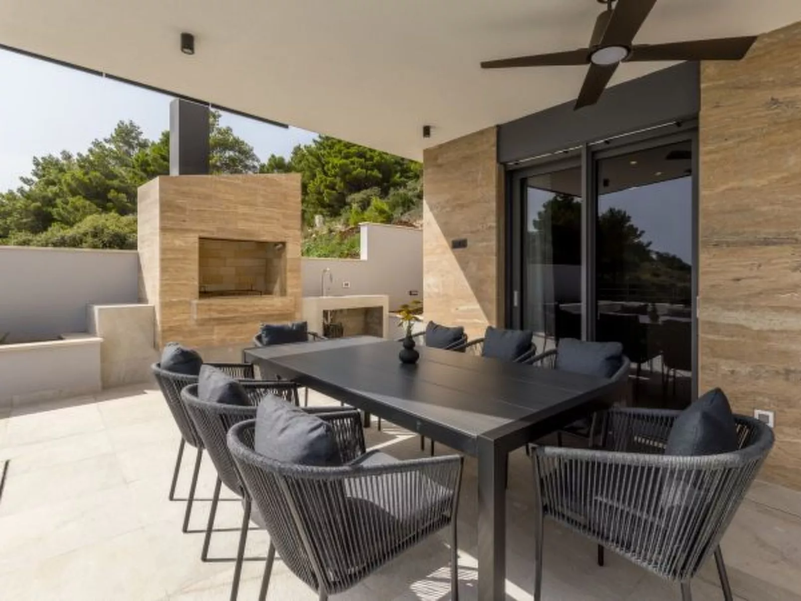 Beachfront villa Mare with seaview and pool - Dehors