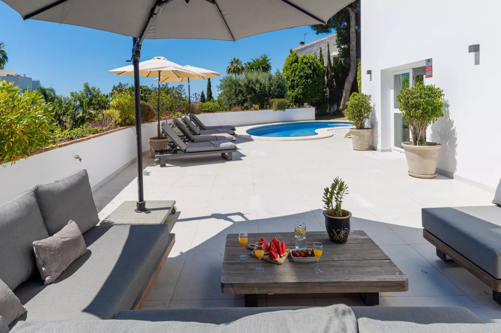 Elegant Villa with sea Views & Pool Marbella - Terrace