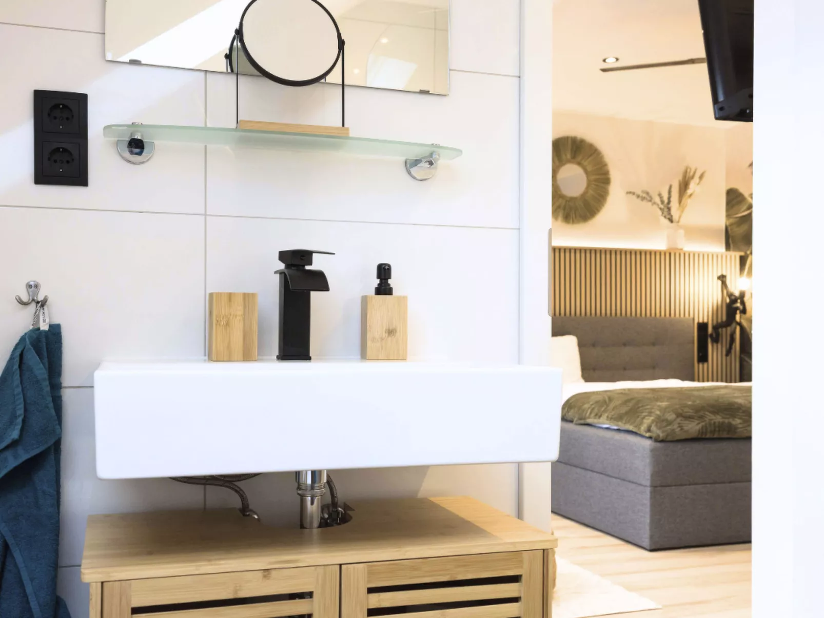 Apartment, Küche, Parkplatz, digitaler Check-in - Dedans