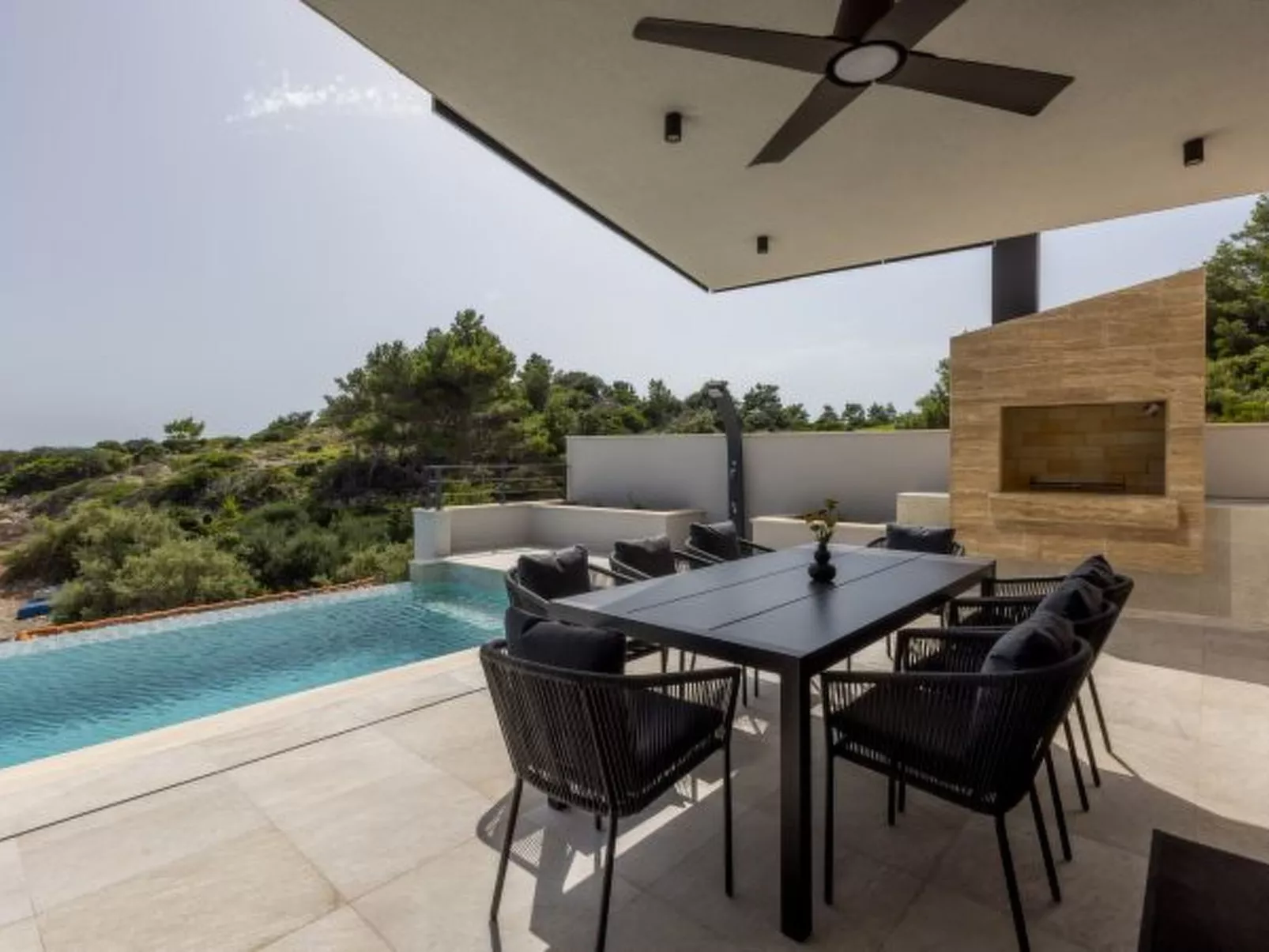 Beachfront villa Mare with seaview and pool - Dehors