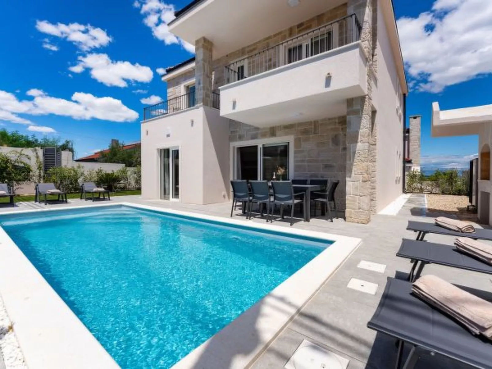 Villa Casa Coral With pool - Draußen