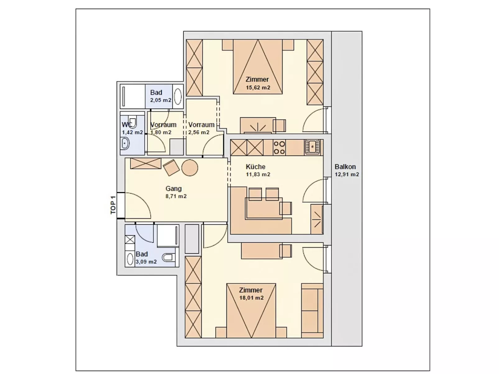 Appartements Binderhof - Inside