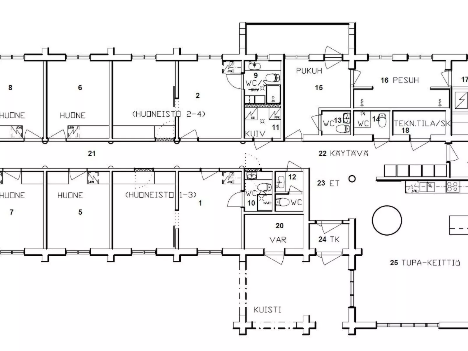 Kiilopään maja - Dedans
