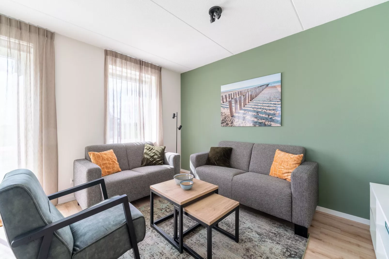 Schollevaer Huis Nr 34-Wohnzimmer