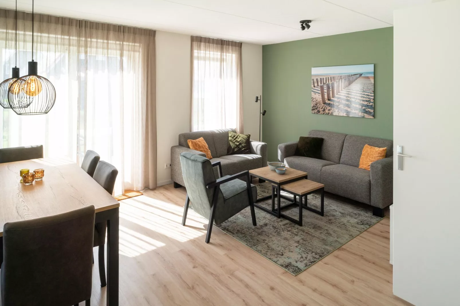 Schollevaer Huis Nr 34-Wohnzimmer