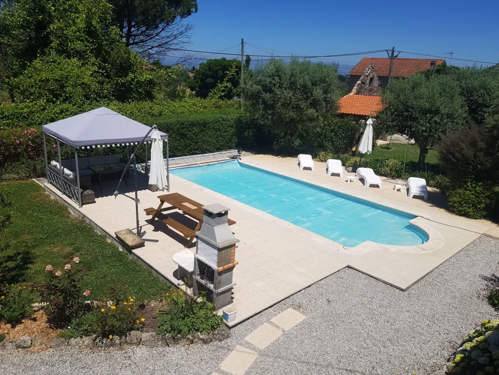 2-Zimmer-Wohnung beheizter Pool - Draußen