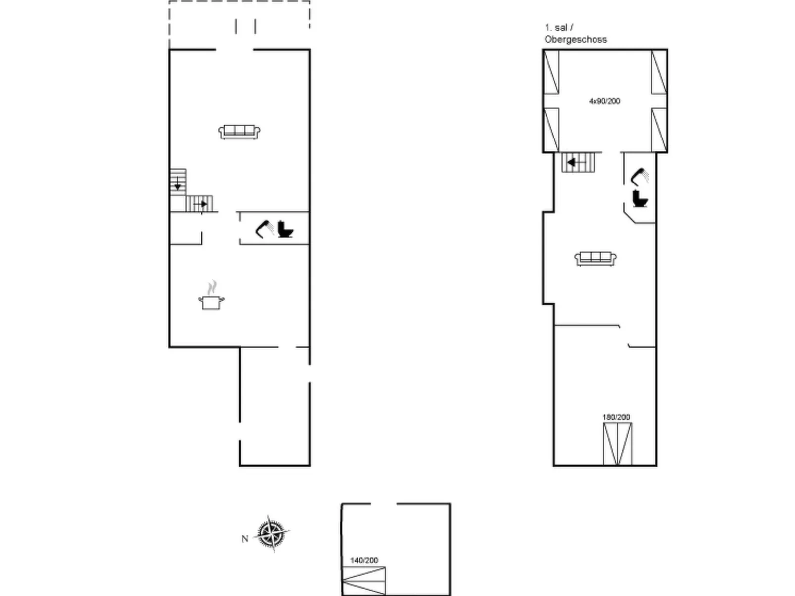 "Ømunde" - 1.8km from the sea