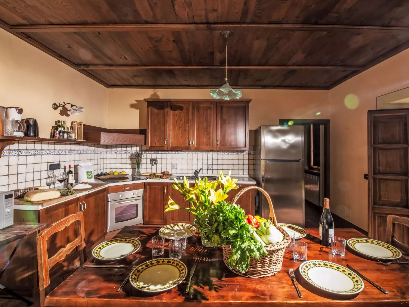 Villa Pruneto mit Pool in den Hügeln der Toskana - Drinnen