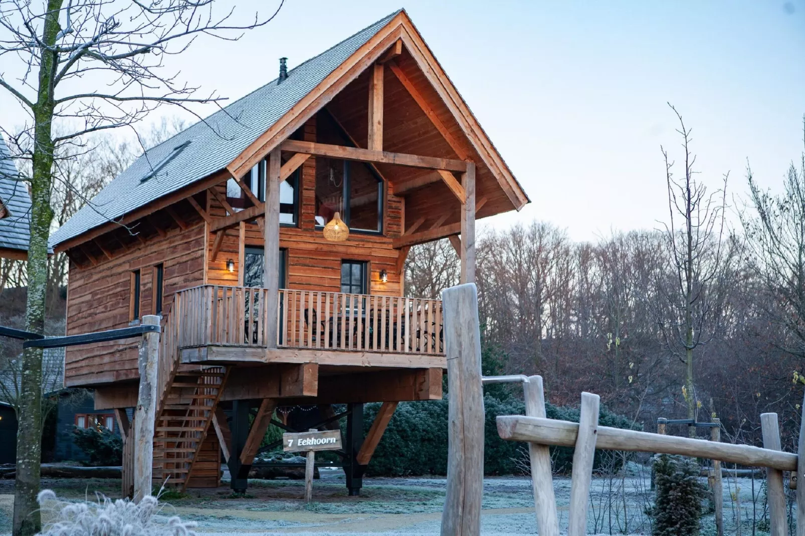 Vakantiepark Sandberghe 12-Exterior winter