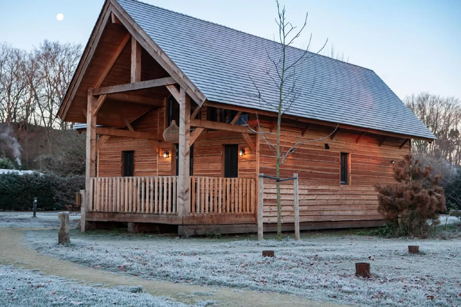 Vakantiepark Sandberghe 13-Exterior winter
