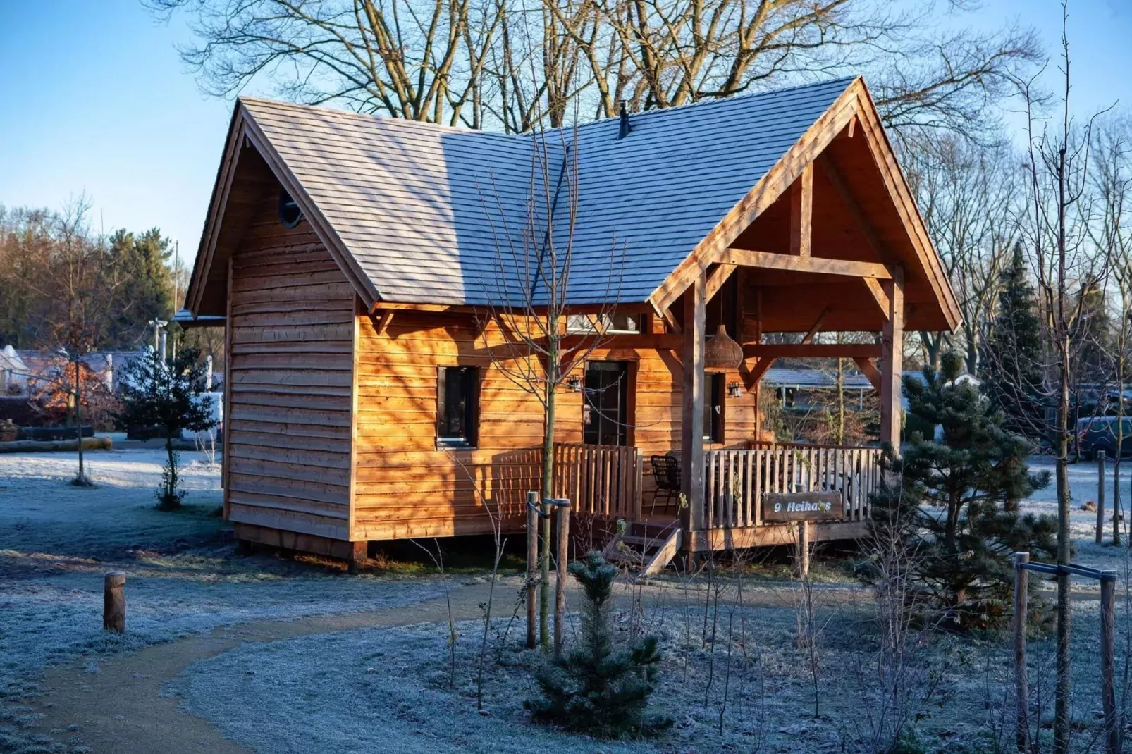 Vakantiepark Sandberghe 13-Exterior winter