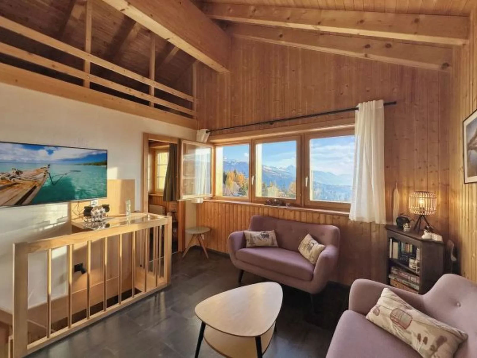 Tiny House facing the Alps - Ski in and out