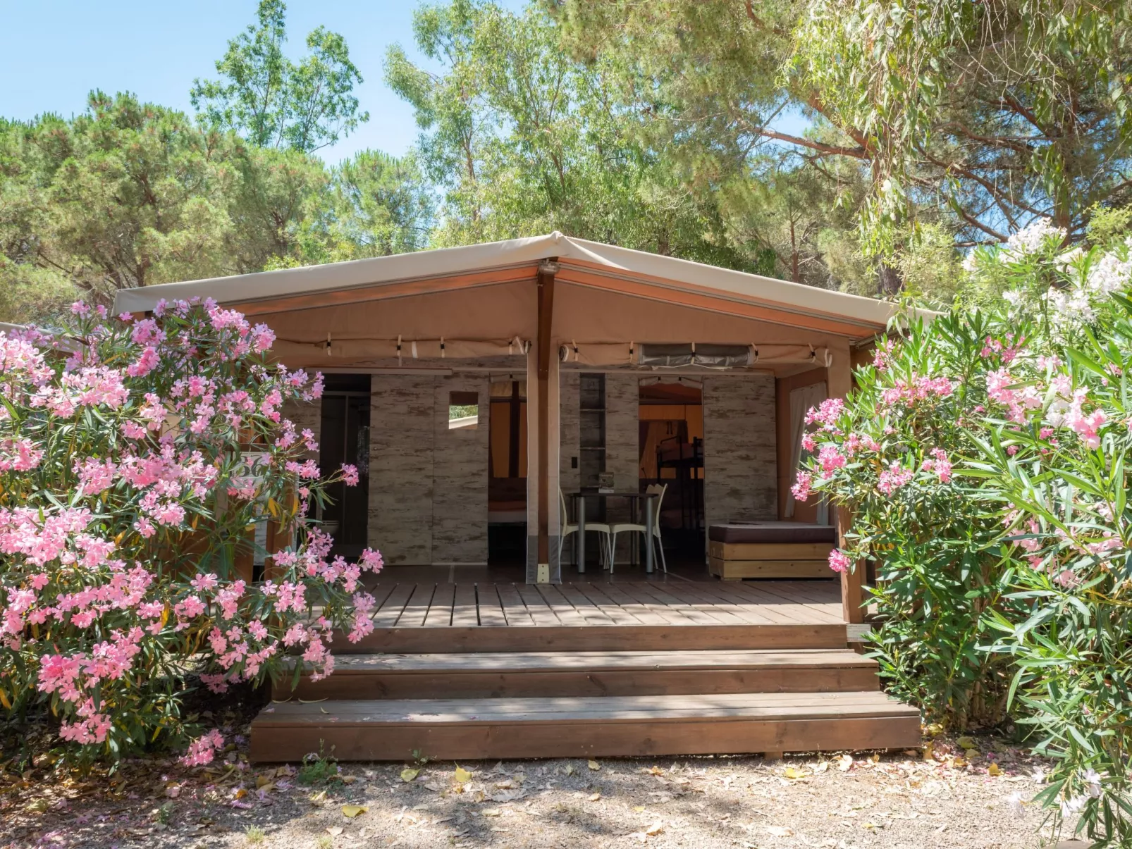 Safari-Lodge-Zelt in Castiglione della Pescaia
