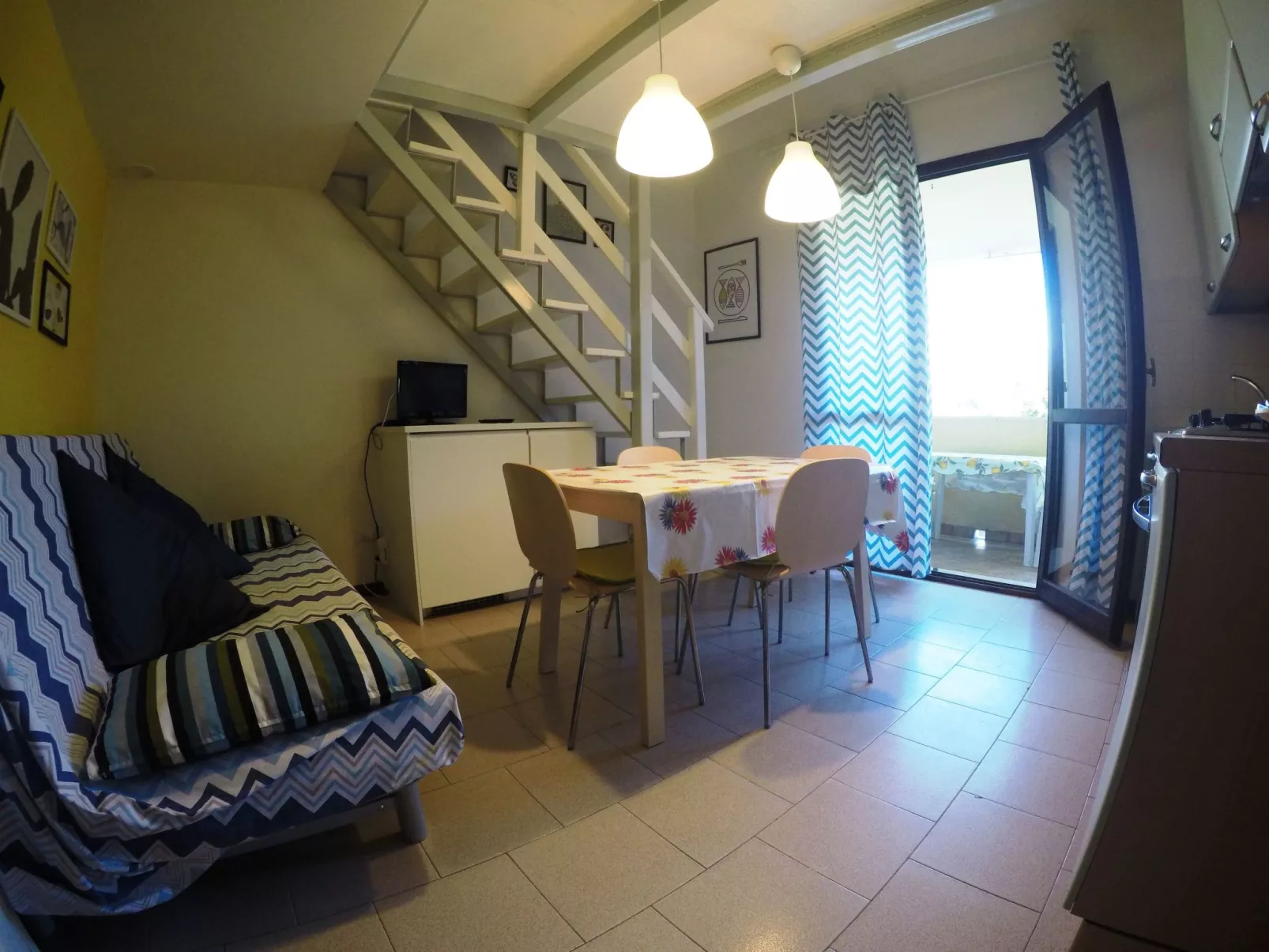 Wohnung im ersten Stock auf zwei Ebenen