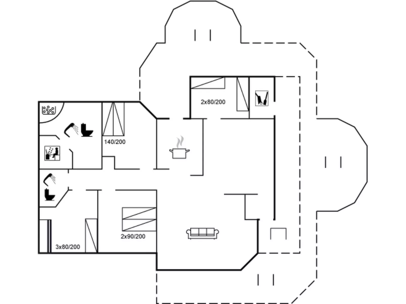 "Erle" - 990m from the sea