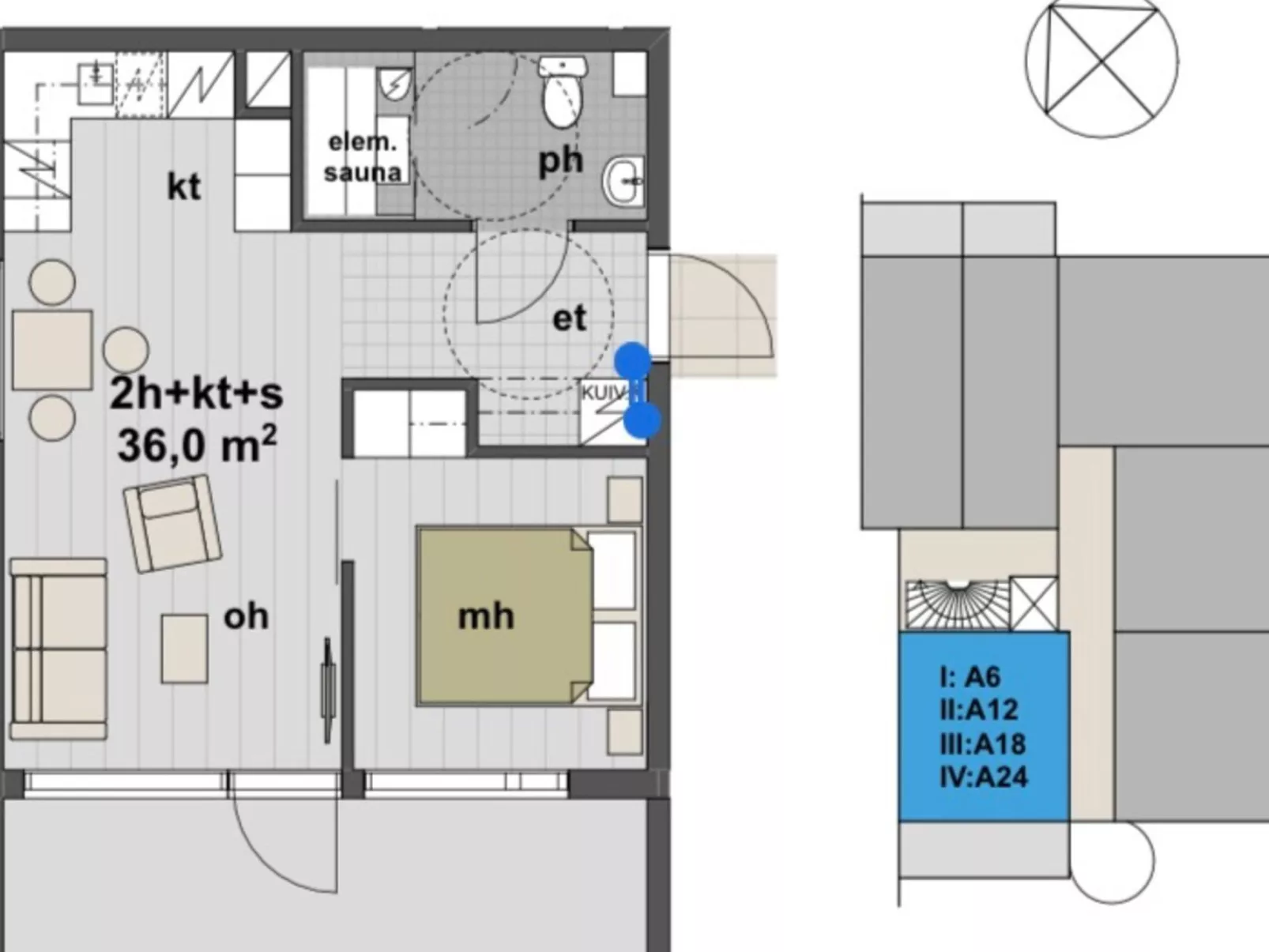 Aurinkorinne 1 as 24 - Drinnen