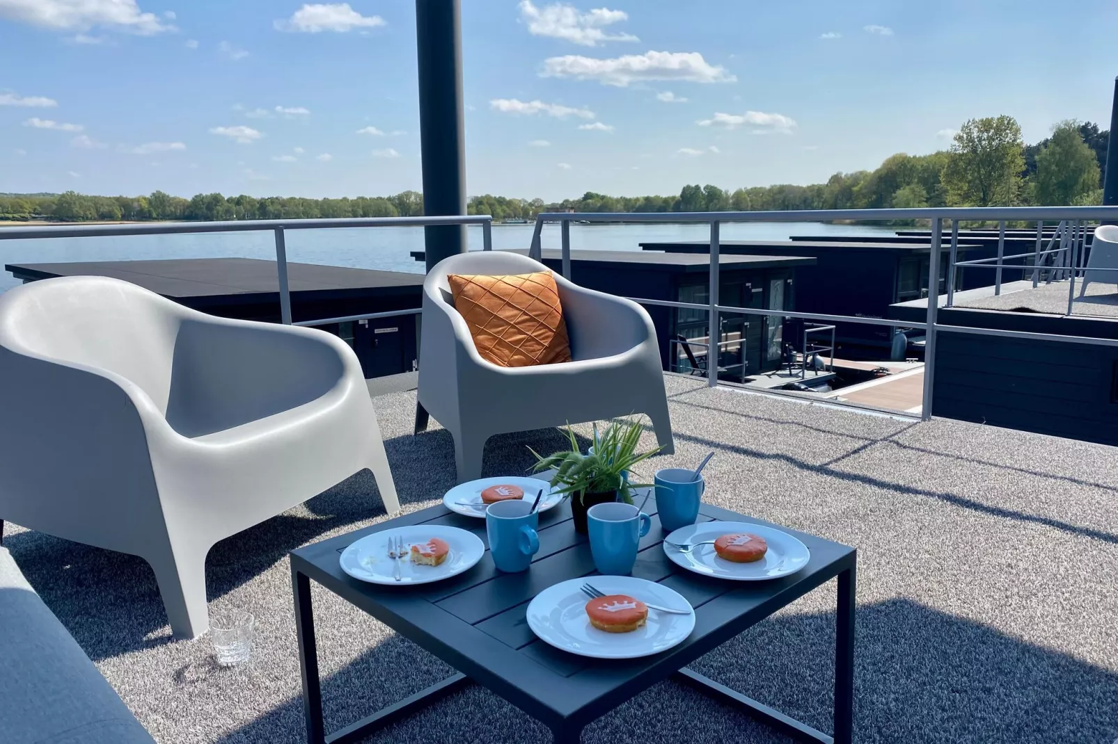 Houseboat Marina Mookerplas 2-Balcon-terrasse