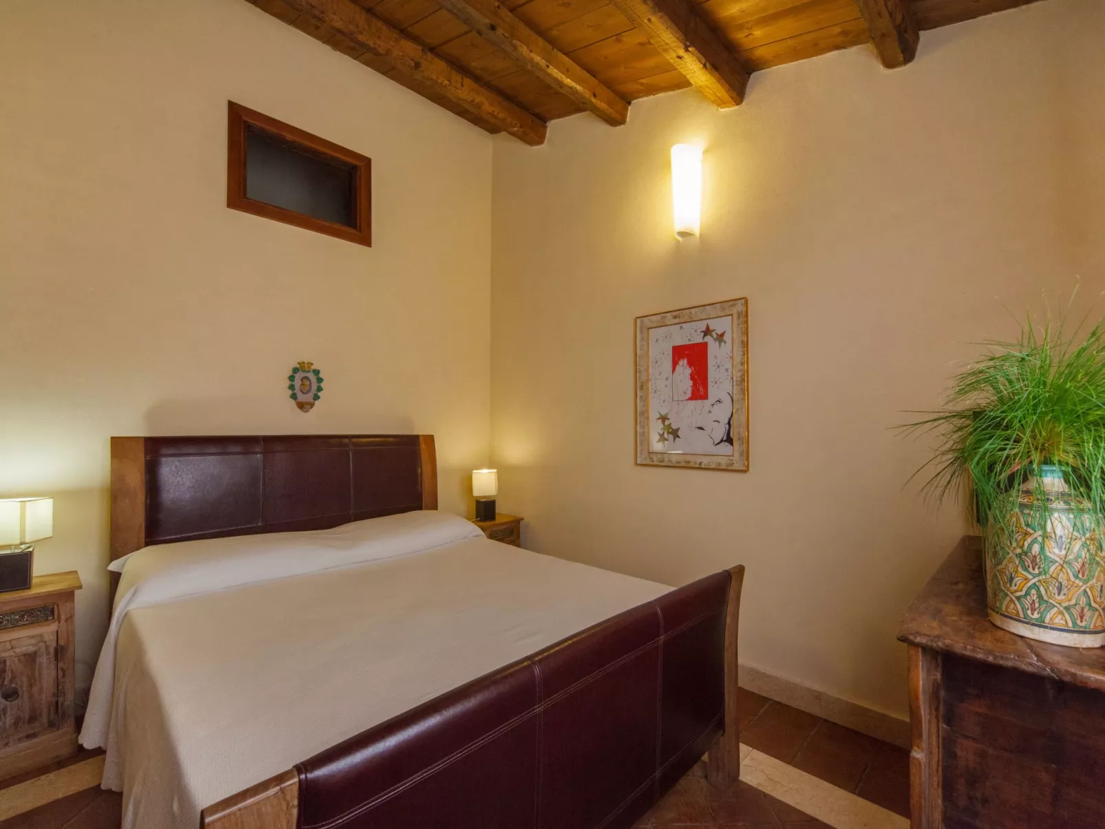 Villa dei Papiri - Standardzimmer mit Fenster zum Garten