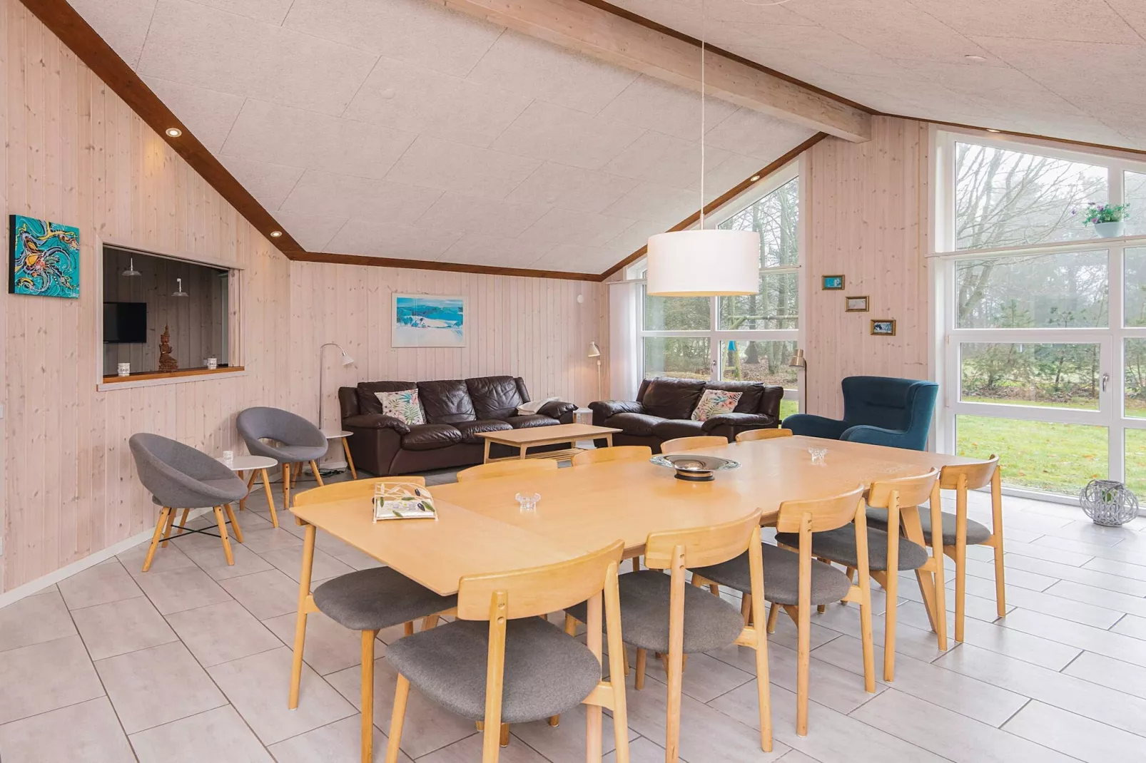 Maison de vacances pour 8 a Oksbøl - Intérieur