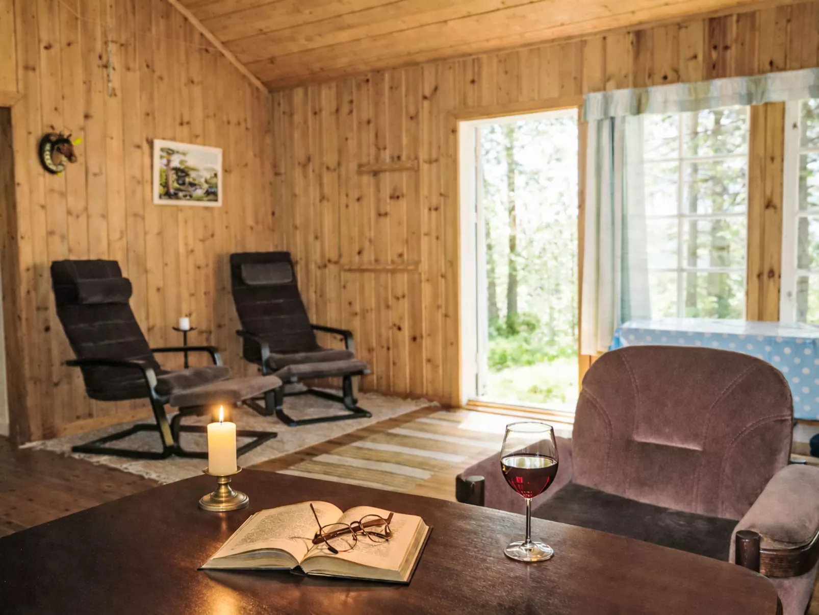 Førevanns Hytta - Drinnen