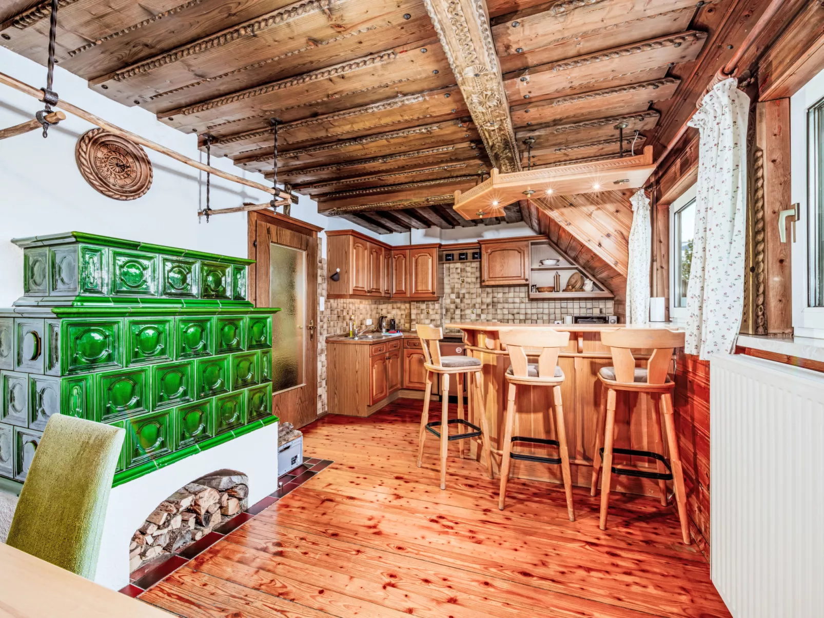 Ferienwohnung Gartenblick - Dedans