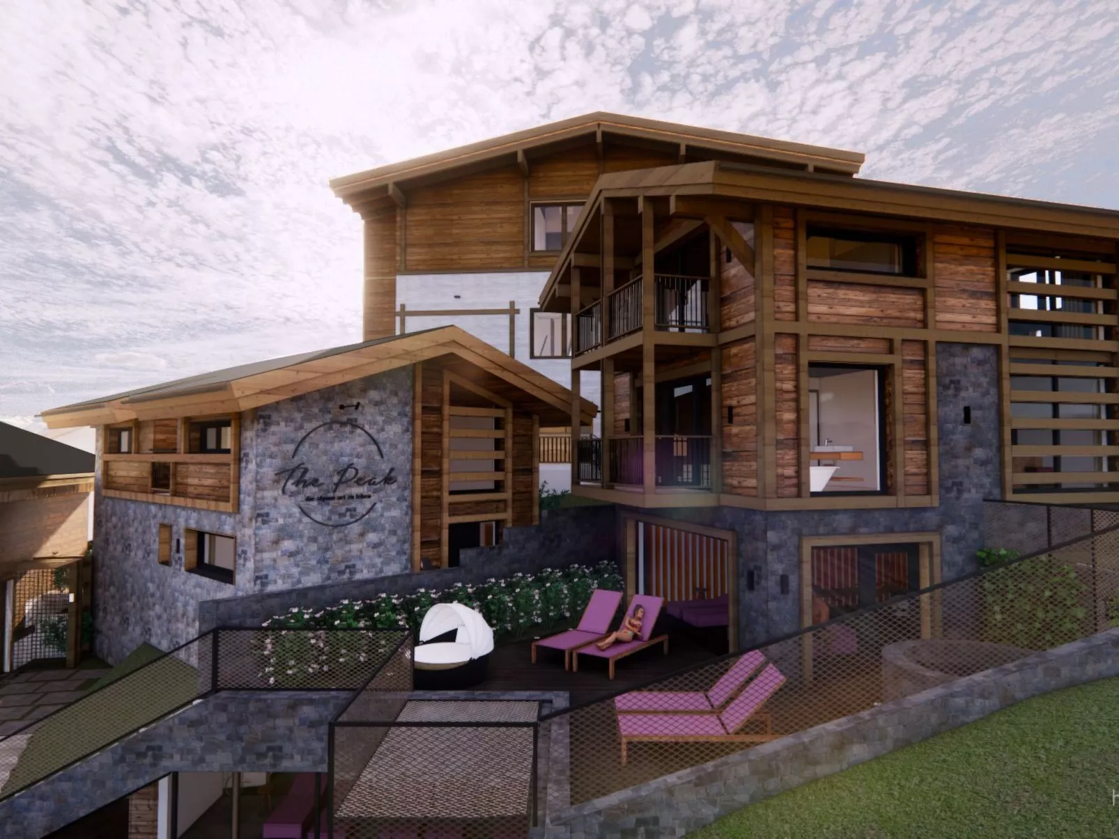 Chalet Black Stone - Dehors