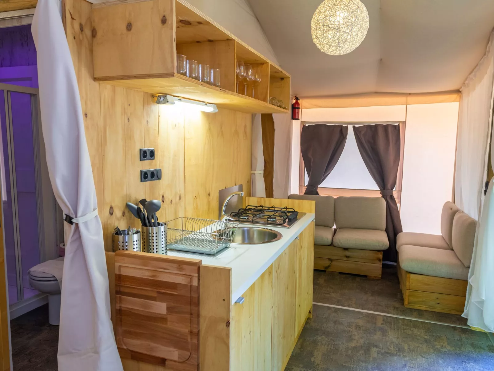 Lodge Tent - 5 Pers. - Dedans