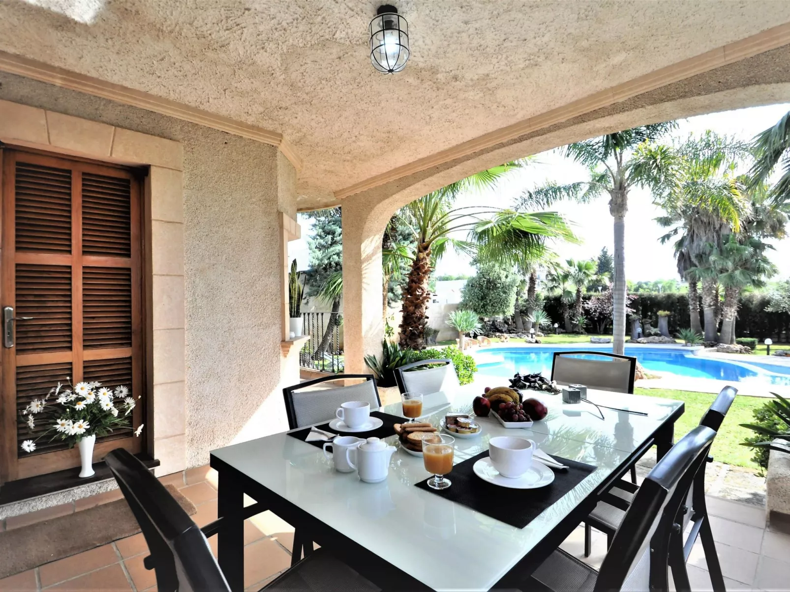 Finca CAN GUAL en Inca para 8 personas con piscina privada y vistas despejadas- - Outside