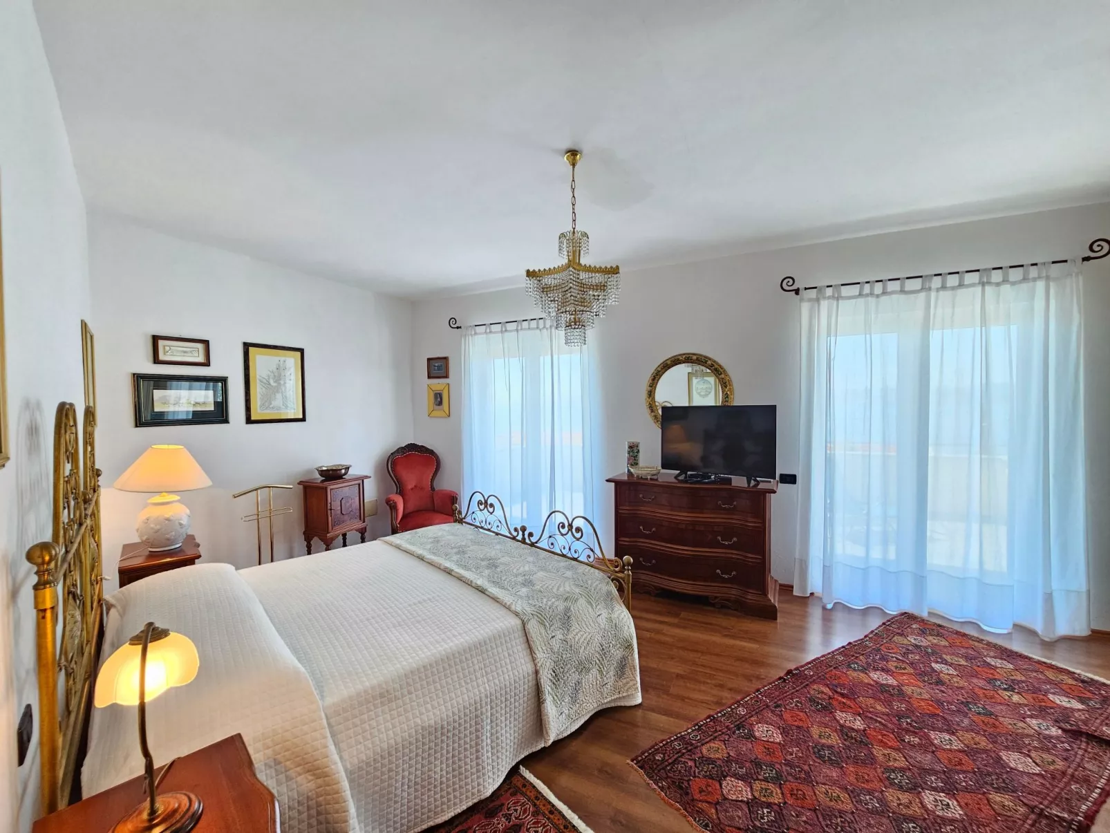 Zimmer für 2, mit Terrasse und Meerblick, ohne Küche - Drinnen