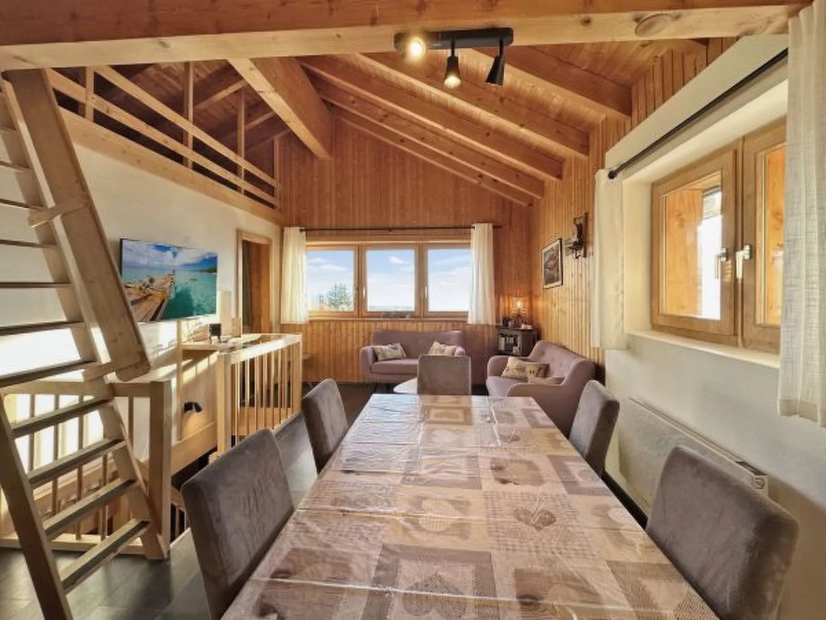 Tiny House facing the Alps - Ski in and out - Inside