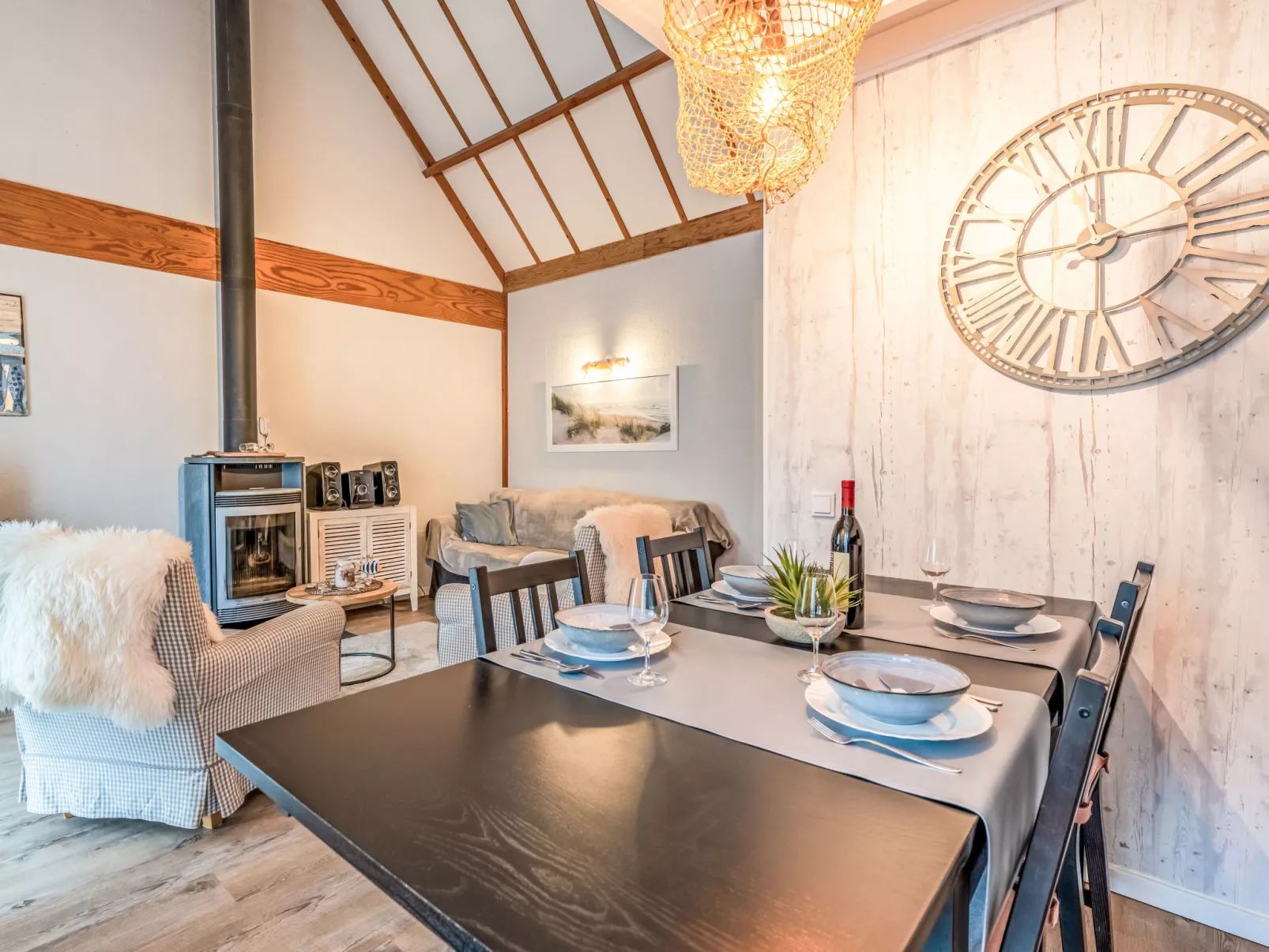 Strandhuis with parking - Drinnen