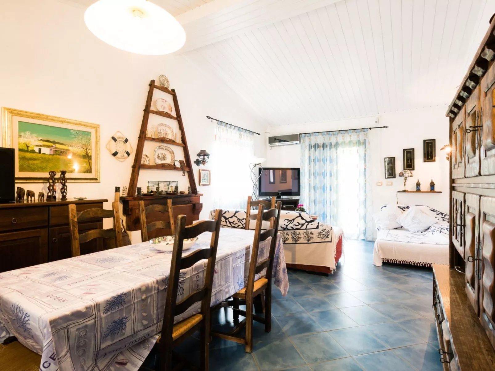 Haus in Calasetta mit Grill und Garten - Drinnen