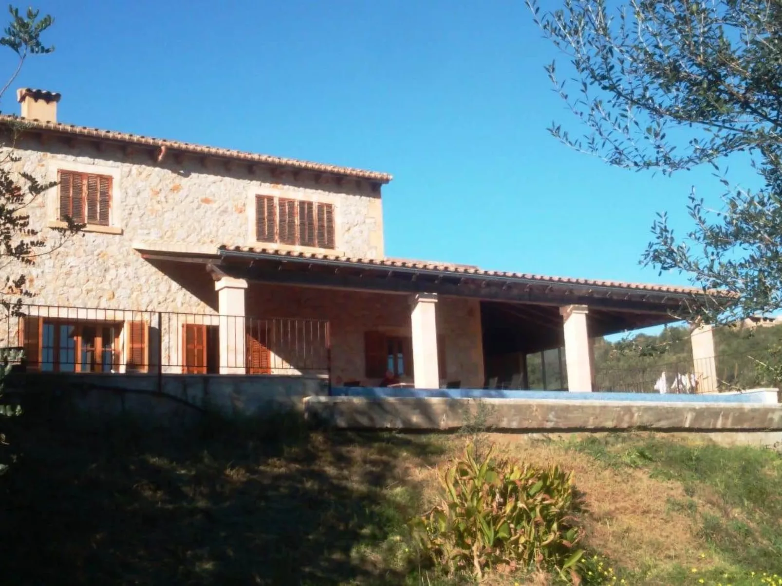 Finca 'Es Claper' mit privatem Fischteich - Draußen