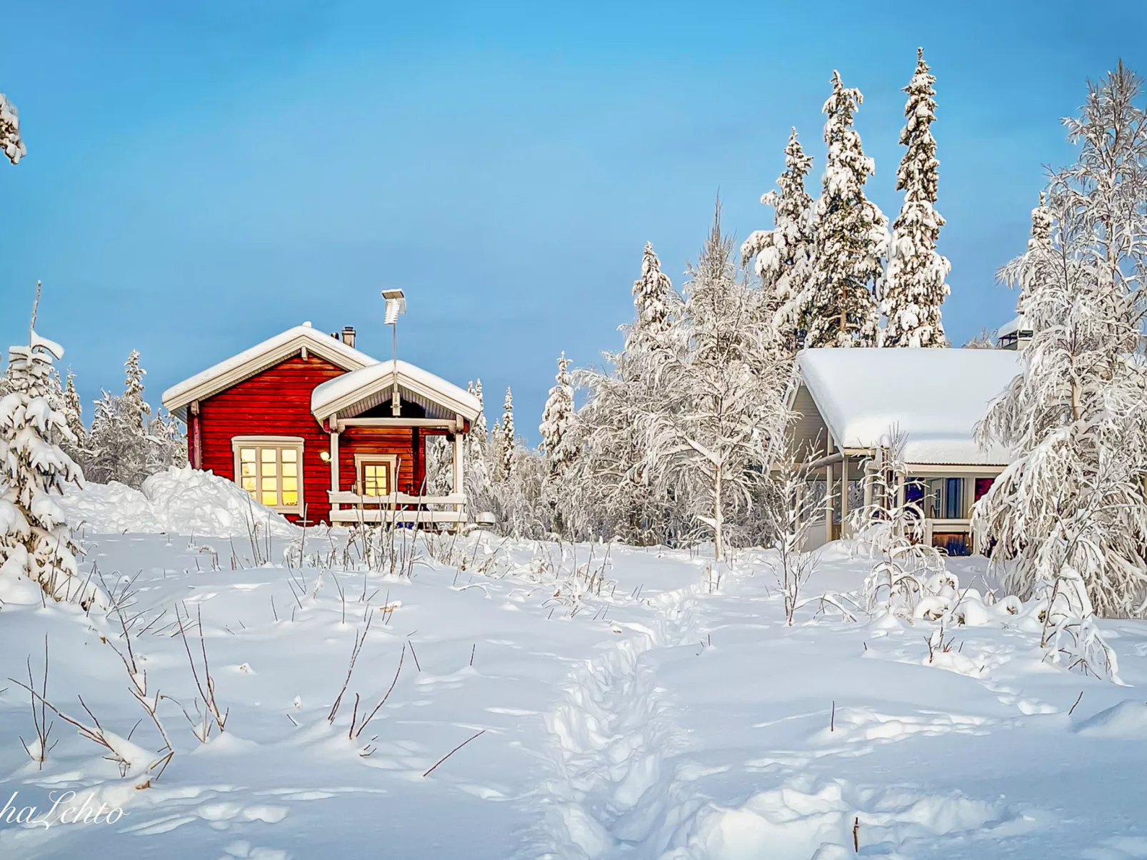 Lauhalehto - Drinnen
