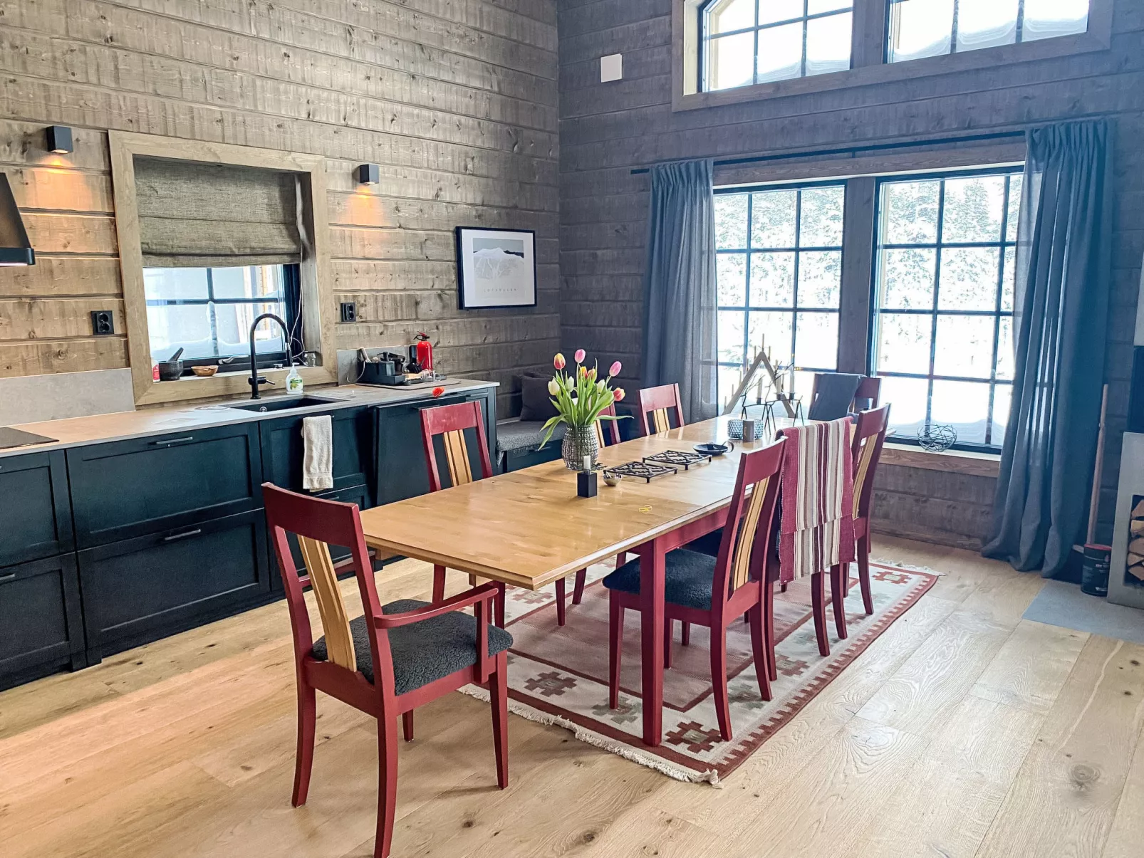 Fjällhemmet - Drinnen