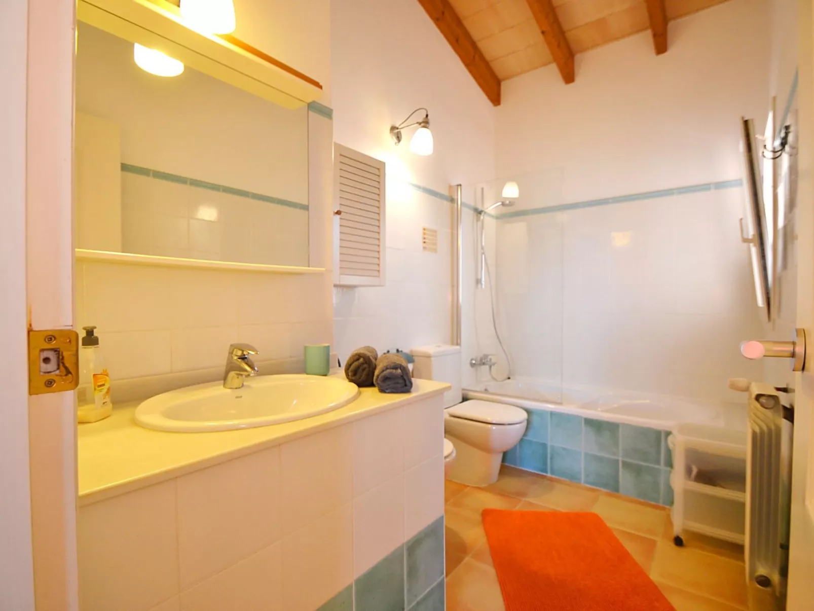 Gemütliches Ferienhaus in Urbanització S'estanyol mit Privatem Pool - Drinnen