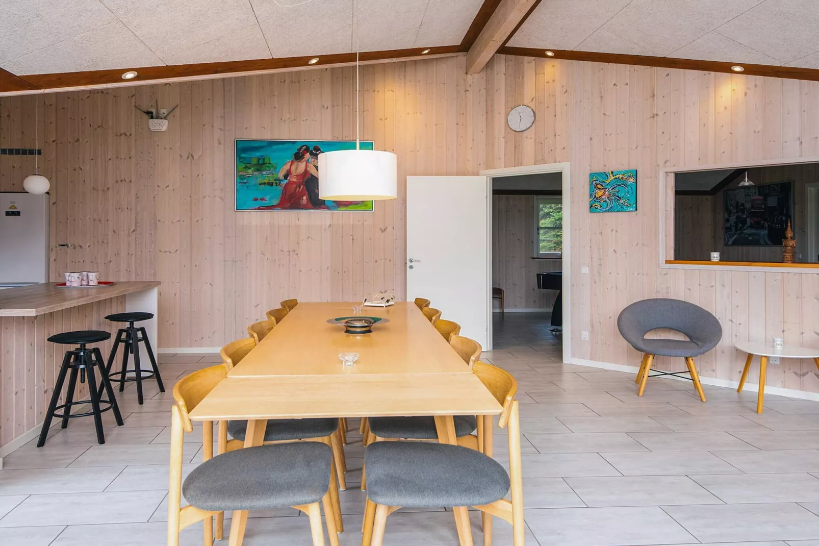 Maison de vacances pour 8 a Oksbøl - Intérieur