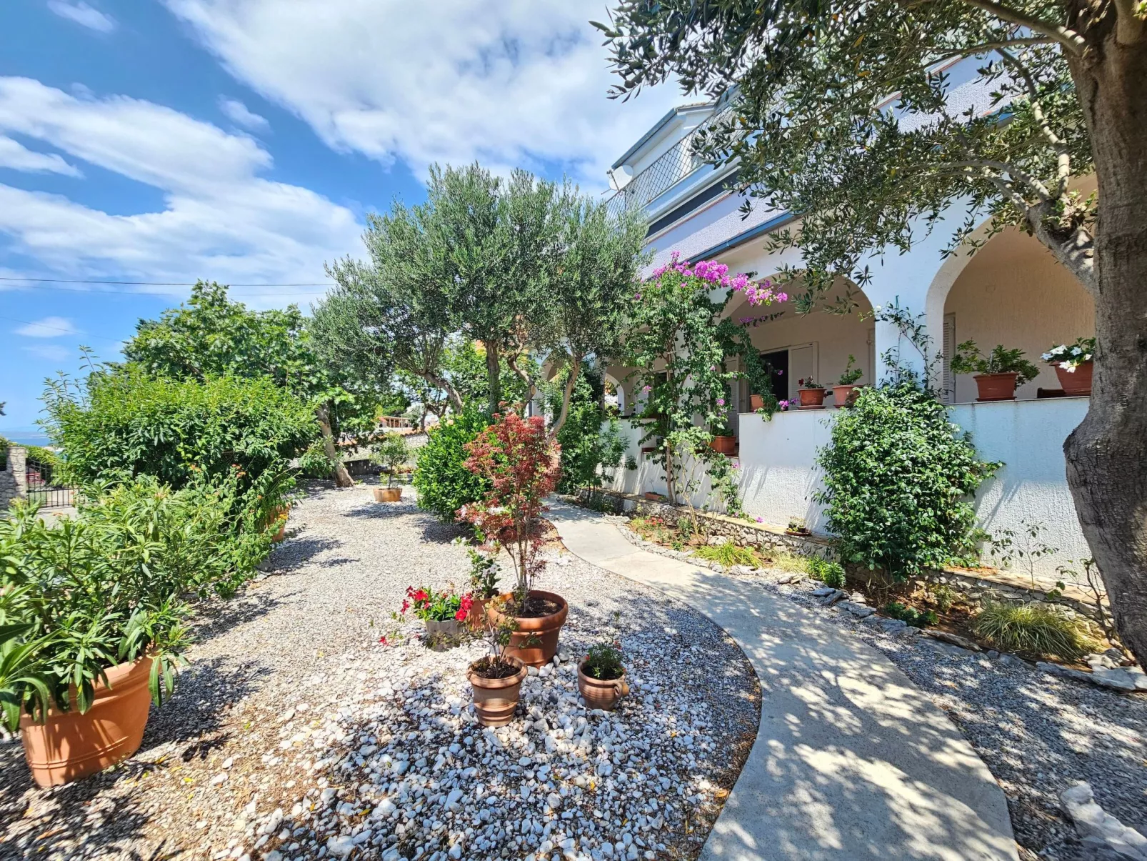 Zimmer für 2, mit Terrasse und Meerblick, ohne Küche - Draußen