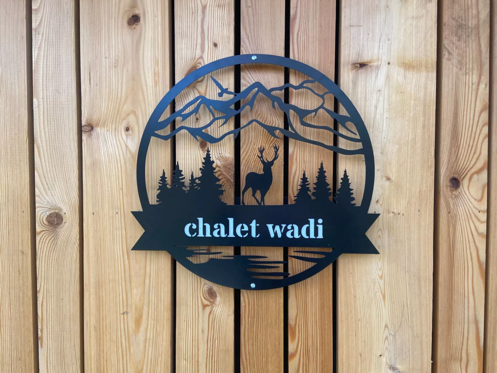 Modernes Chalet für 4 Personen in einem Waldpark - Draußen