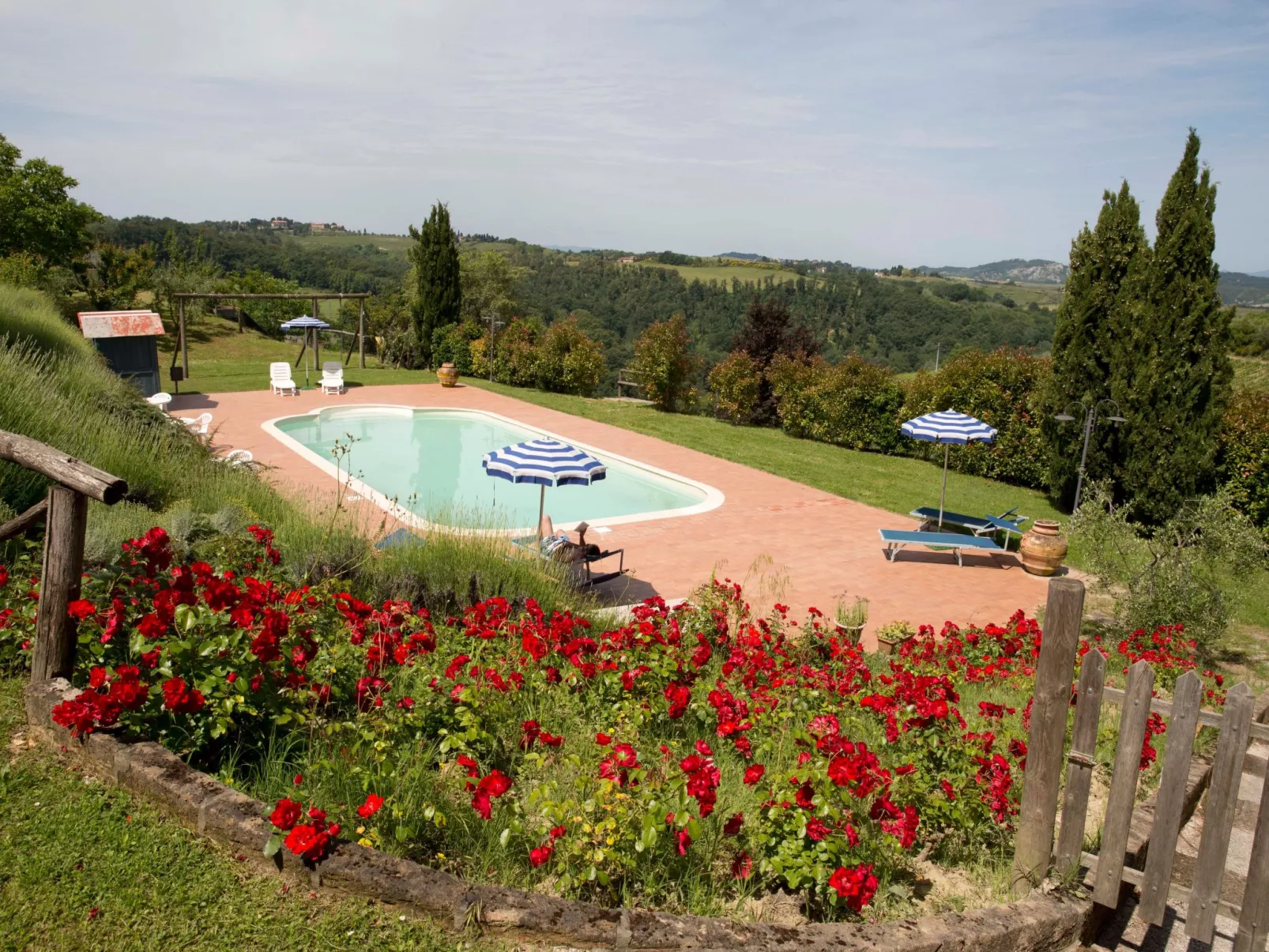 Agriturismo Poggio Pistolese - Zimmer La Ginestra - Draußen