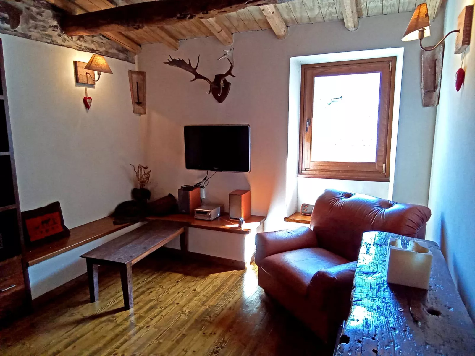 Für 3 Personen ca. 37 m&sup2- in Lumarzo, Norditalien (Ligurien) - Dedans