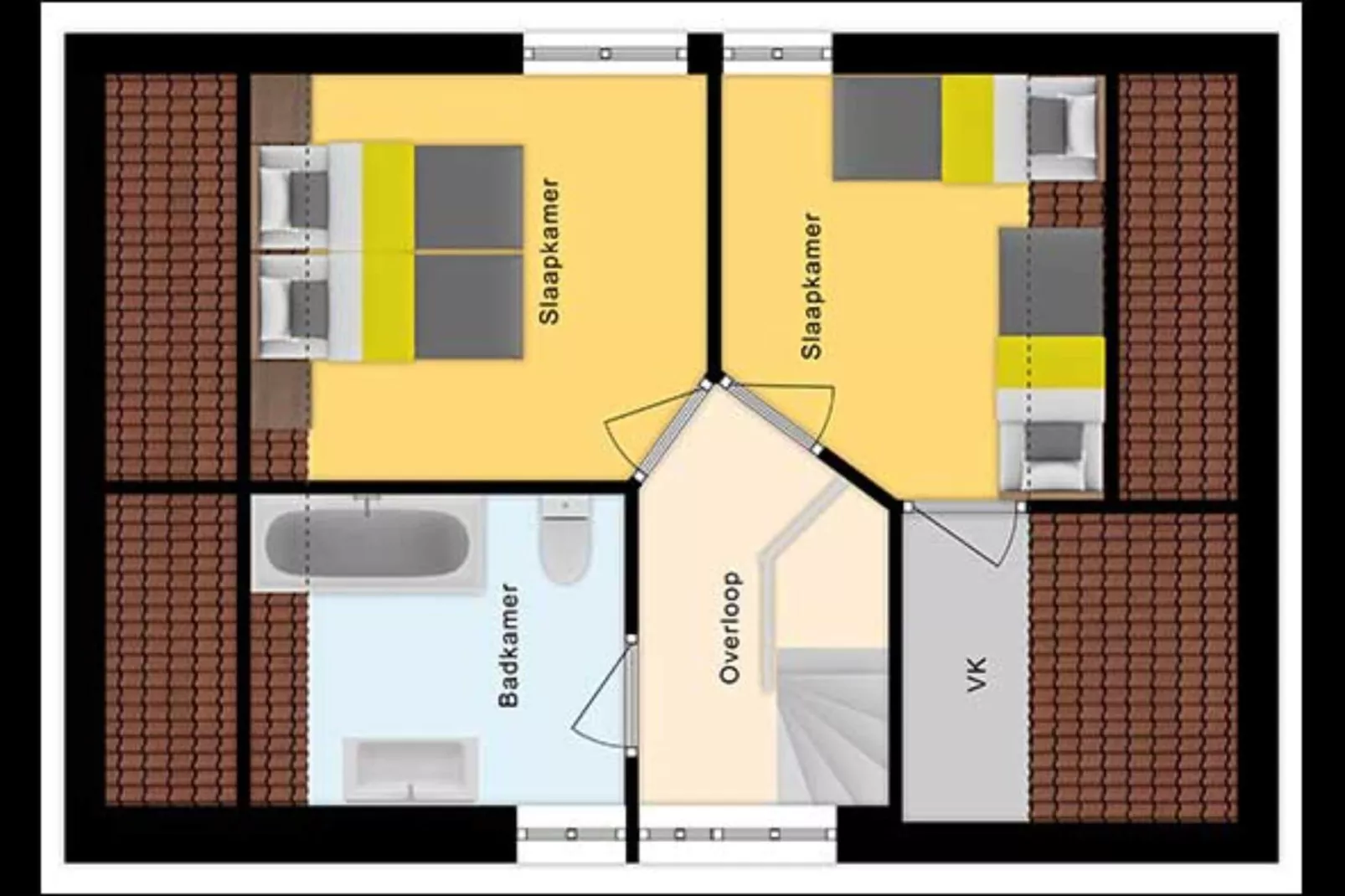 Vakantiepark Hellendoorn 3-Floor plan
