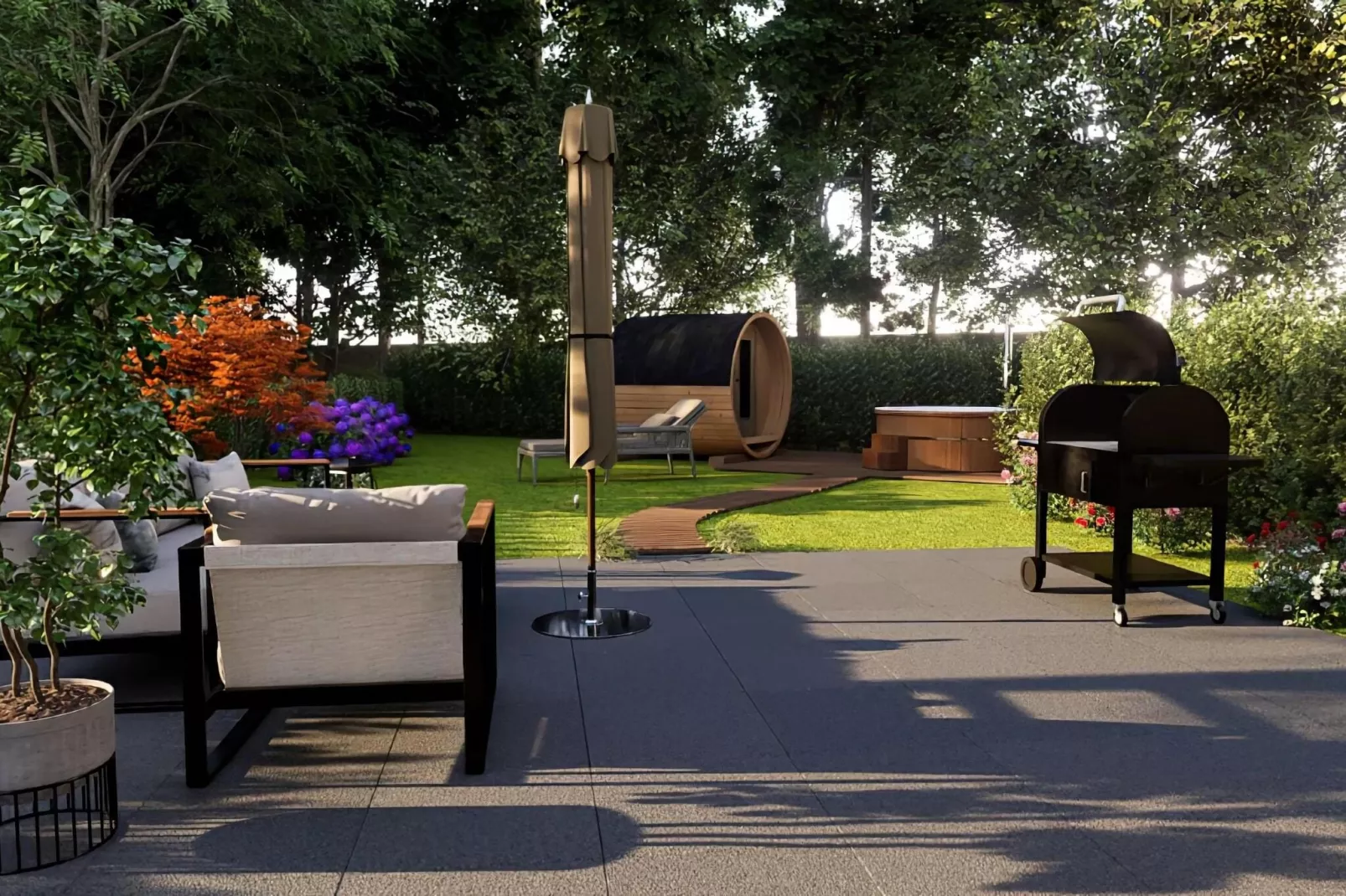 Vakantiewoning Boszicht-Terrace balcony
