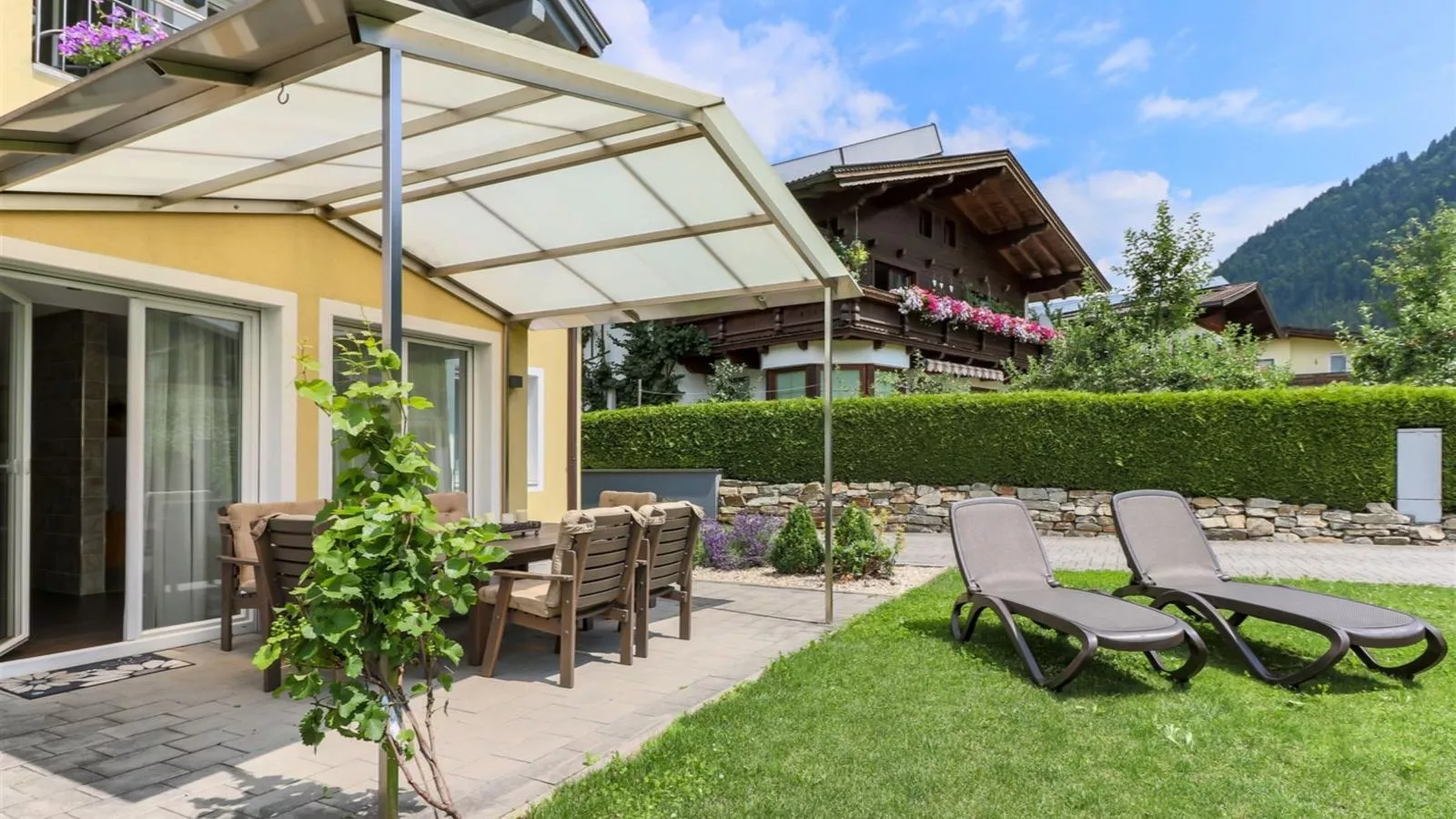 Ferienhaus Gartentraum 2-Terrassenbalkon