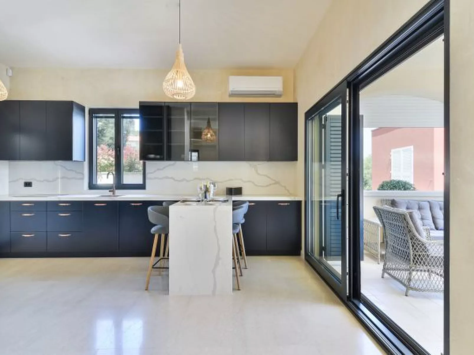 Beachfront Villa Mediterranea with pool - Image-tags.info