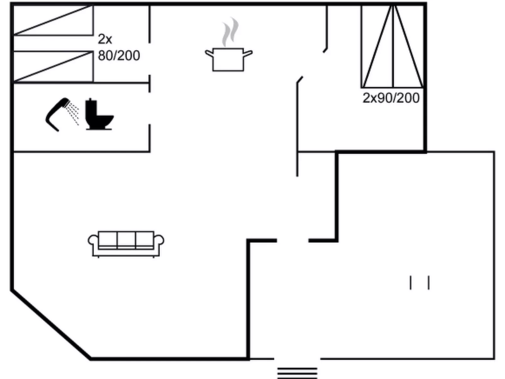 "Annalie" - 50m from the sea - Inside