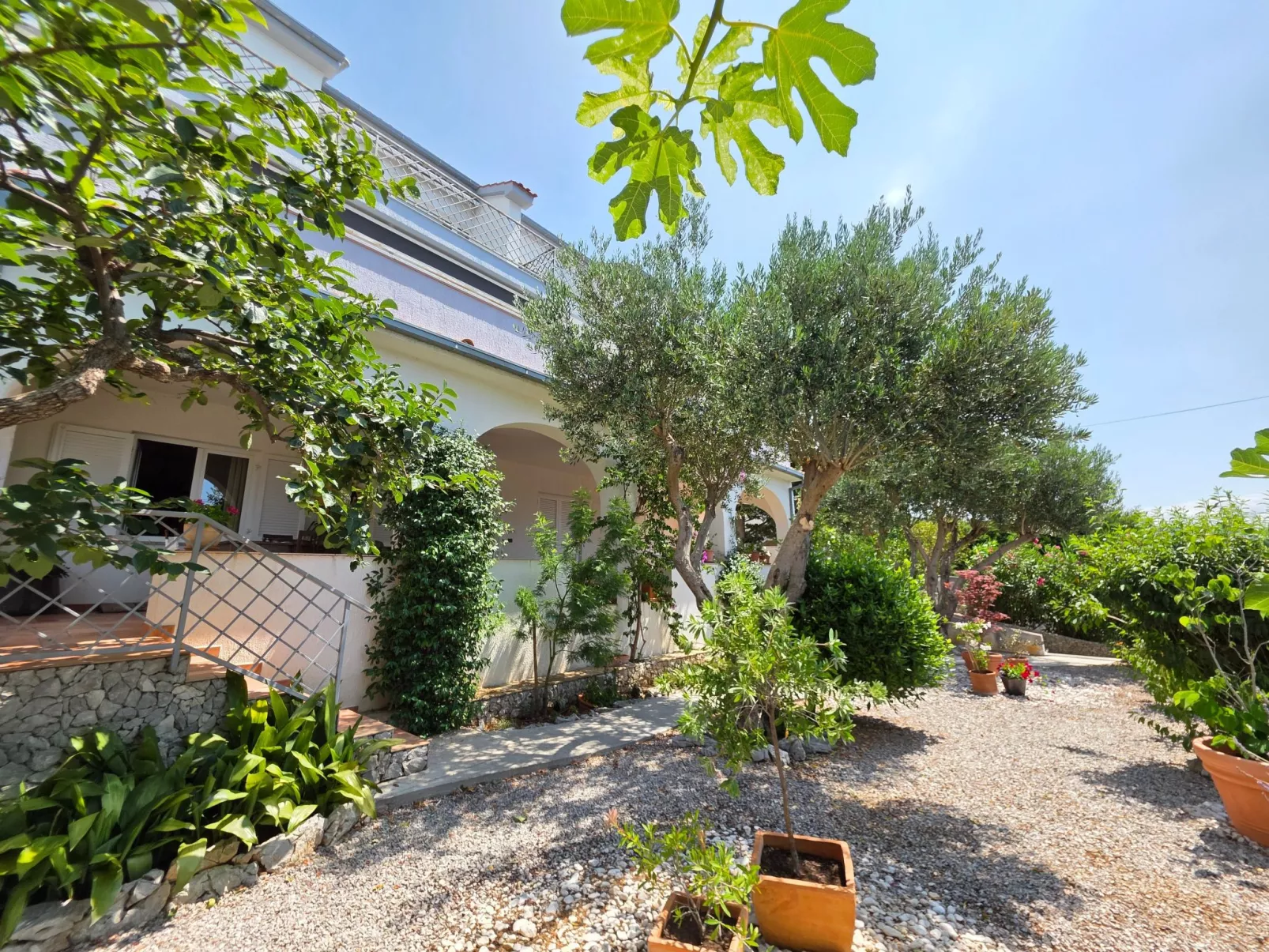 Zimmer für 2, mit Terrasse und Meerblick, ohne Küche - Draußen