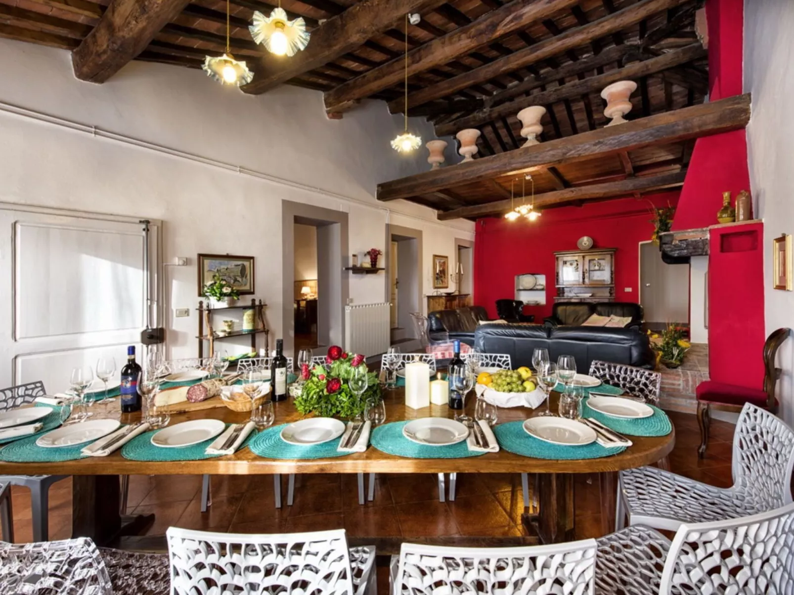 Mit Privatpool für 14 Personen ca. 260 m&sup2; in Trequanda, Toskana (Provinz S - Drinnen